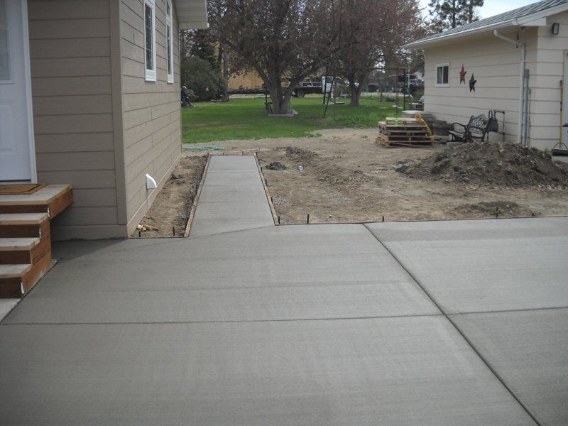 Concrete construction project