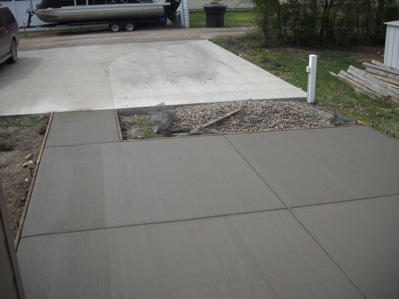 Concrete construction project