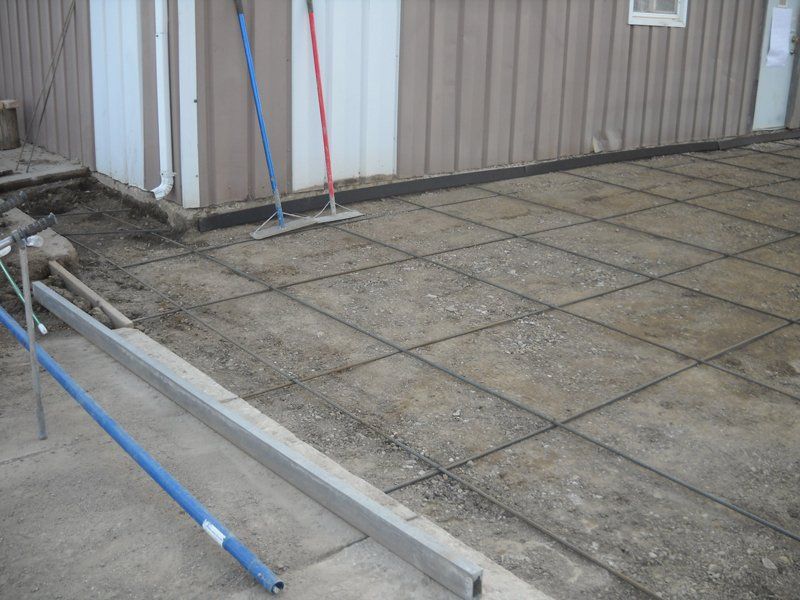 Concrete construction project