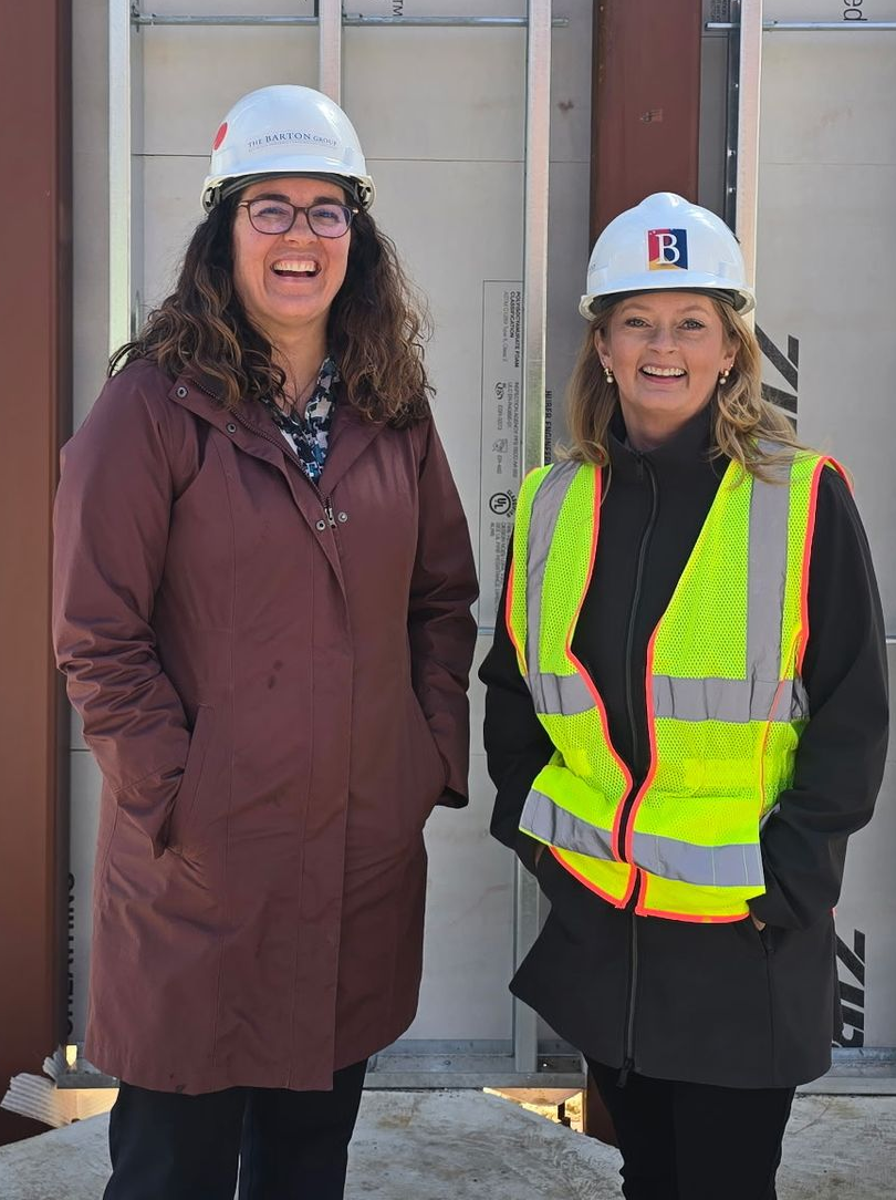 The Barton Group Owners on site in hard hats