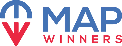 The map winners logo 