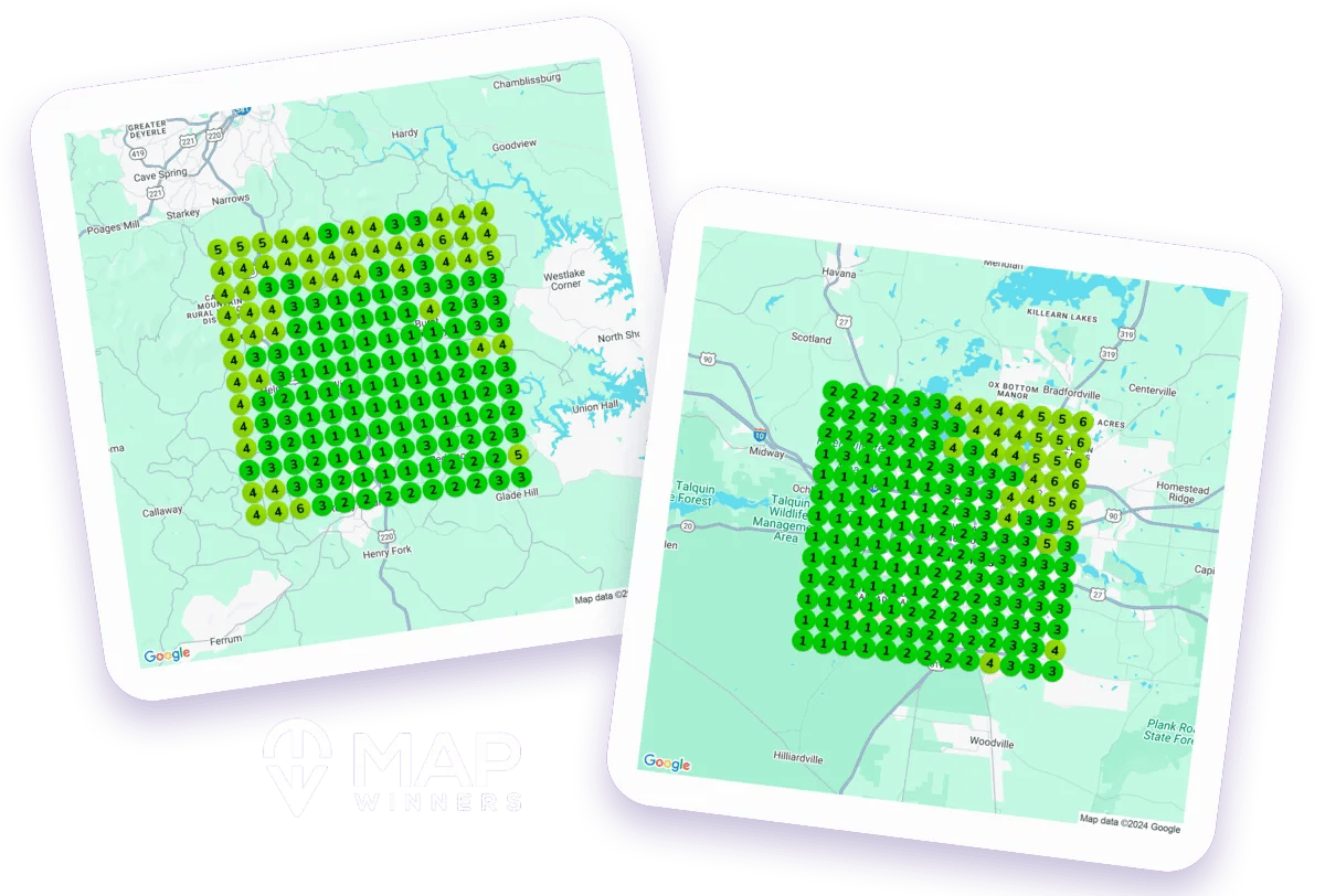 google maps ranking