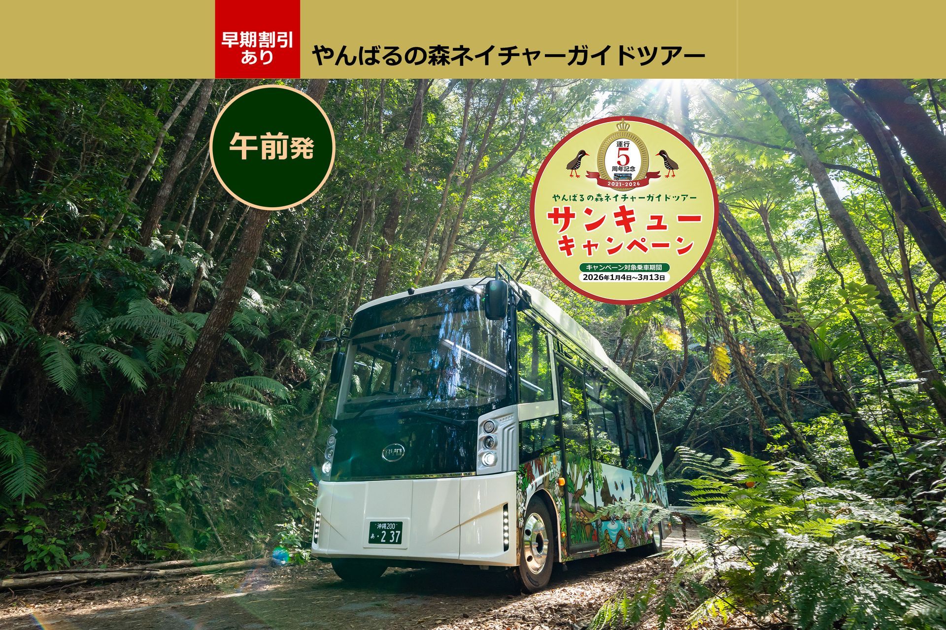 やんばるの森ネイチャーガイドツアー