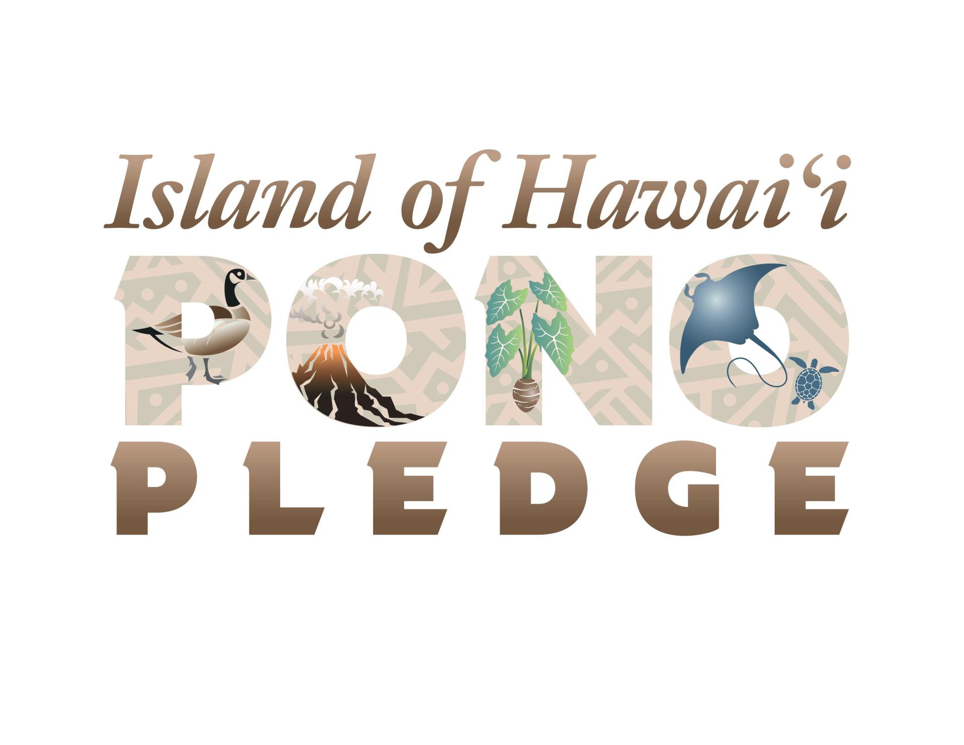 Island of Hawaii Pono Pledge