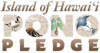 Island of Hawai'i Pono Pledge logo