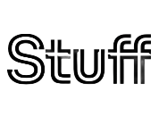 Stuff logo with black, stylized lettering.