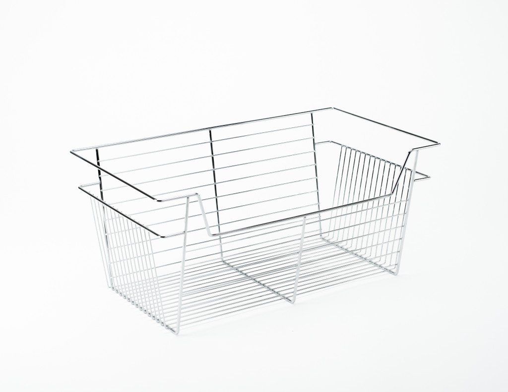 30 x 11 x 14 Chrome Basket Custom Kitchen Pantry Organizer