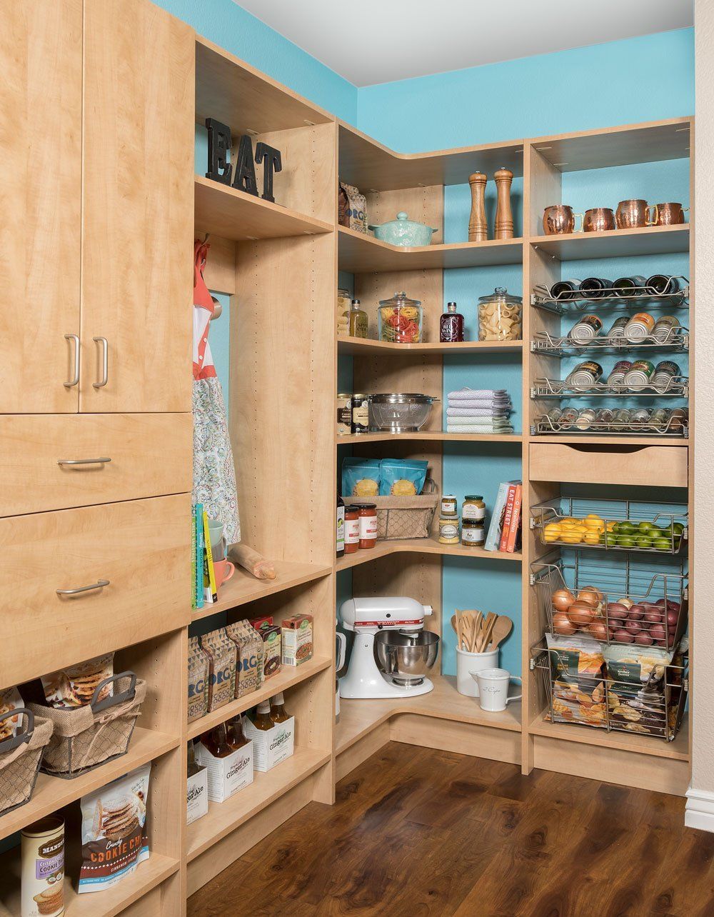 Custom Kitchen Pantry Organizer Systems