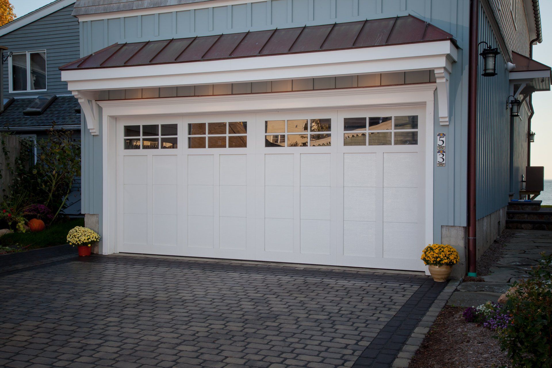 Finished result of our garage door repair service