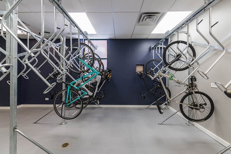 Bike Storage at Park Fullerton by Reside