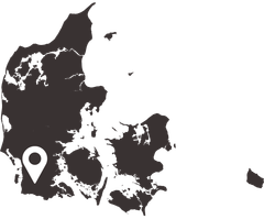 Danmarkskort af Mapsvg