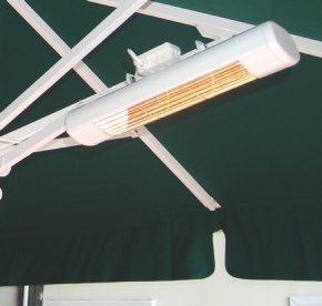 Folding Parasol Arm HLWA Heater