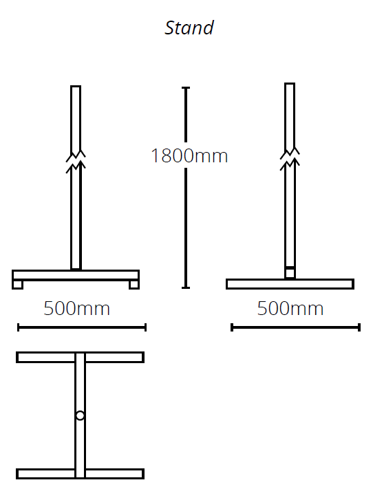 VLP10 Stand Size Guide