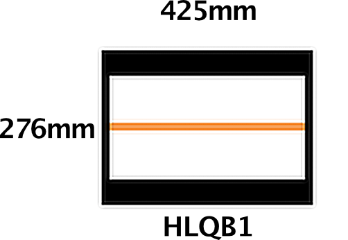 HLQB1 Infrared Heater Dimensions