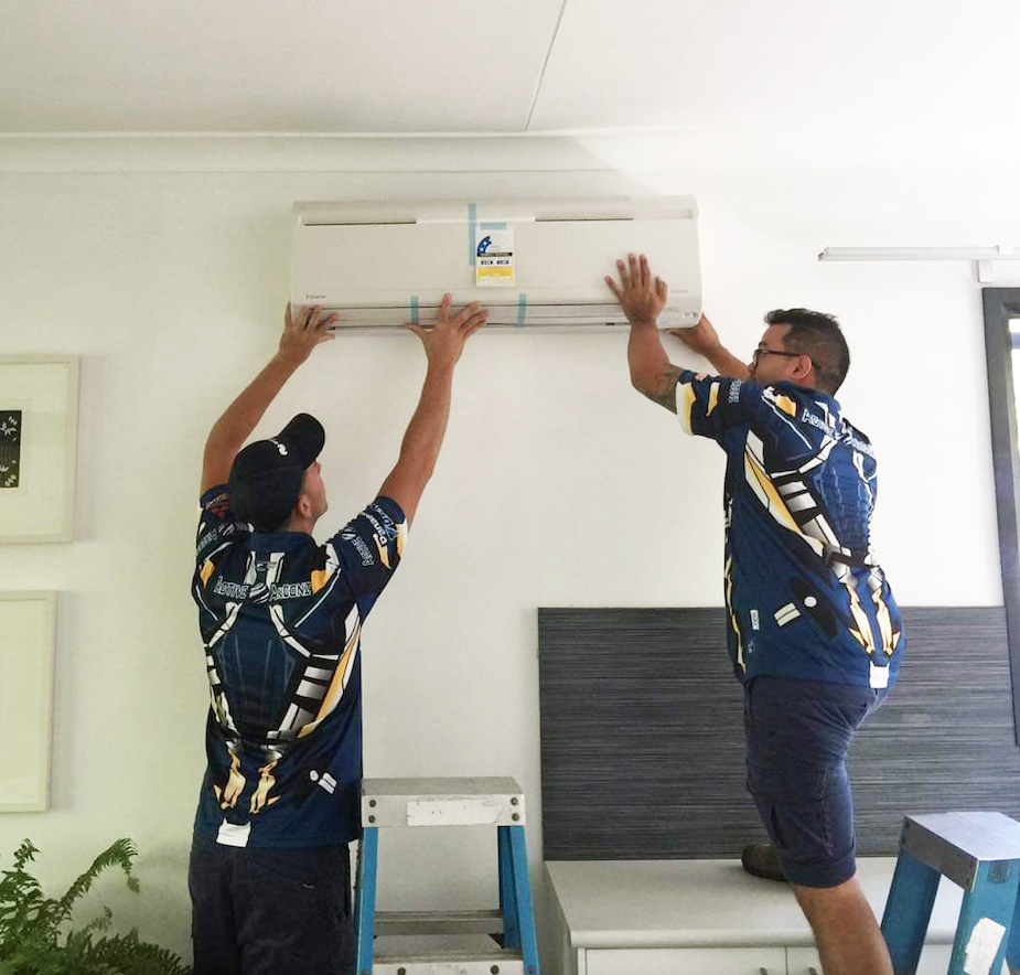 Technicians Installing a New Air-conditioning Unit —  Air Conditioning in Darwin