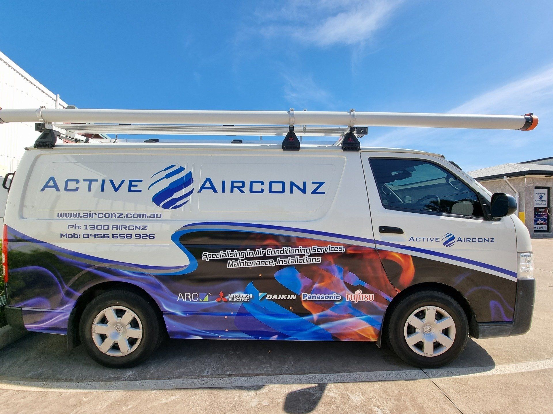 Active Airconz Van — Active Airconz in Winnellie, NT