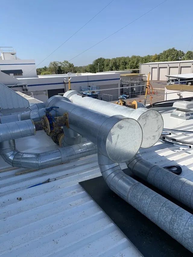 Pipes On Roof — Active Airconz in Yarrawonga, NT