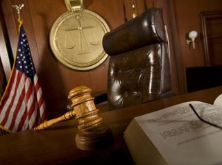 Judges chair in court room — Bankruptcy Attorney in Mobile, AL