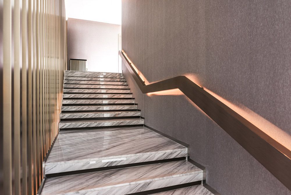 A marble staircase — Universal Marble & Granite In Woolgoolga, NSW