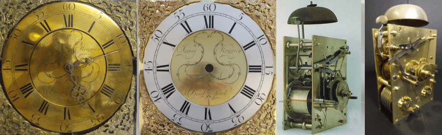 brass dial longcase clock
