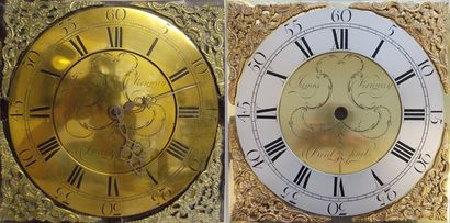 golden and white coloured dials
