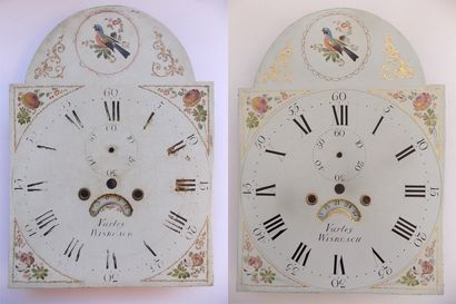 old and new white dials