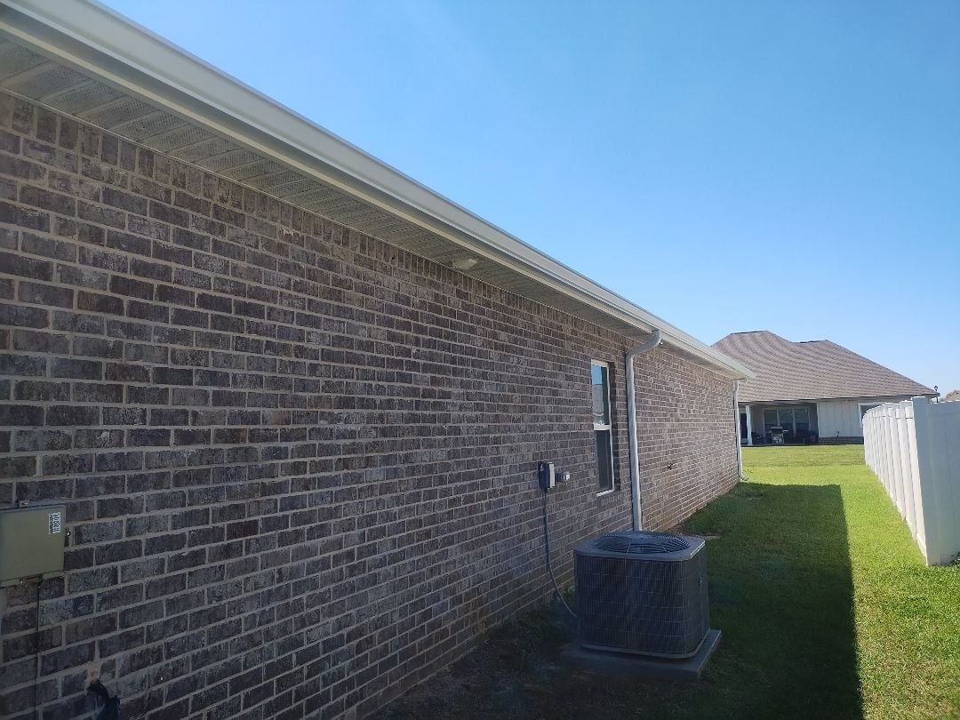 New gutters from Martin's Seamless Gutters & Fencing