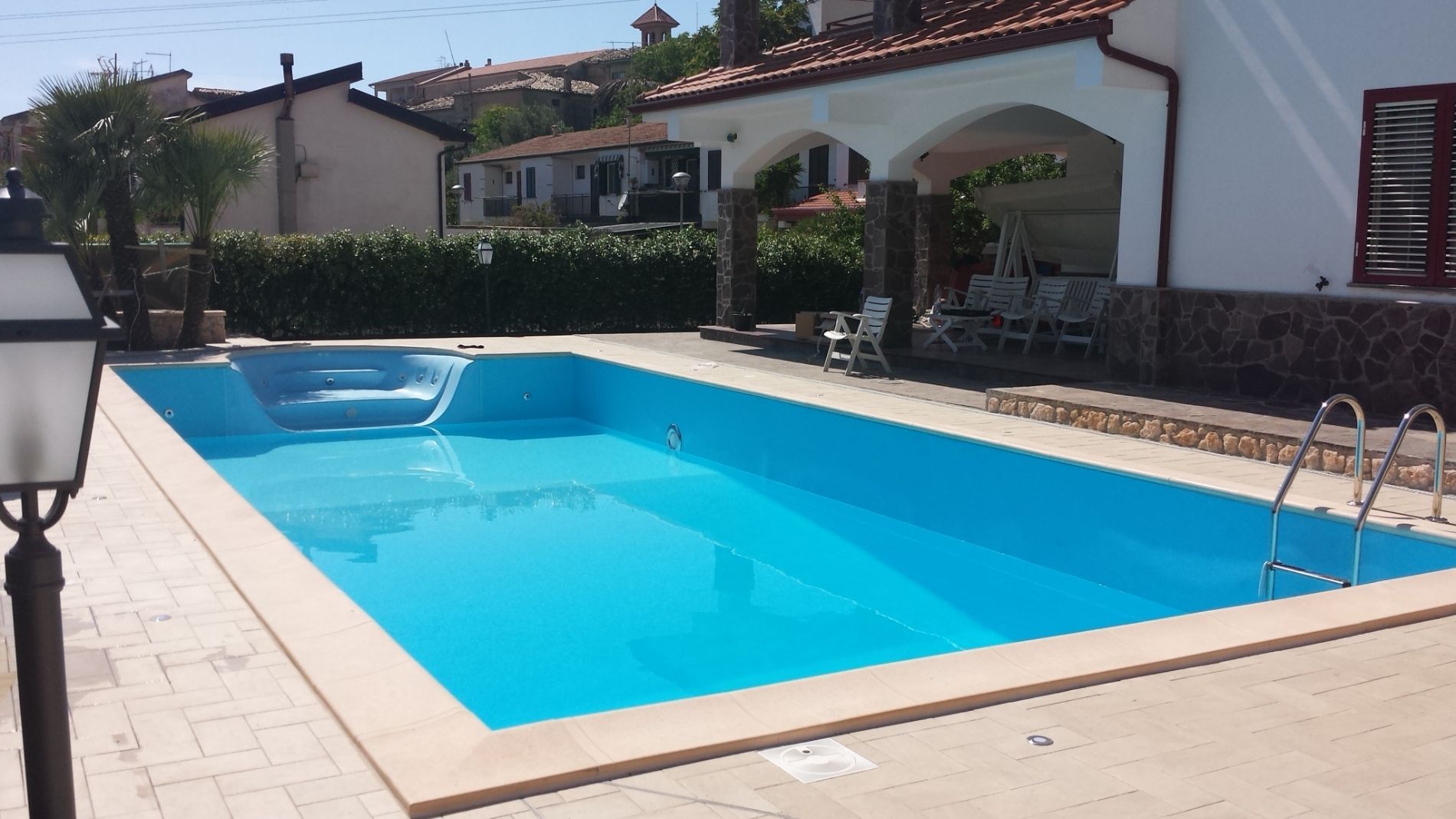 modello interrato di piscina Solaris