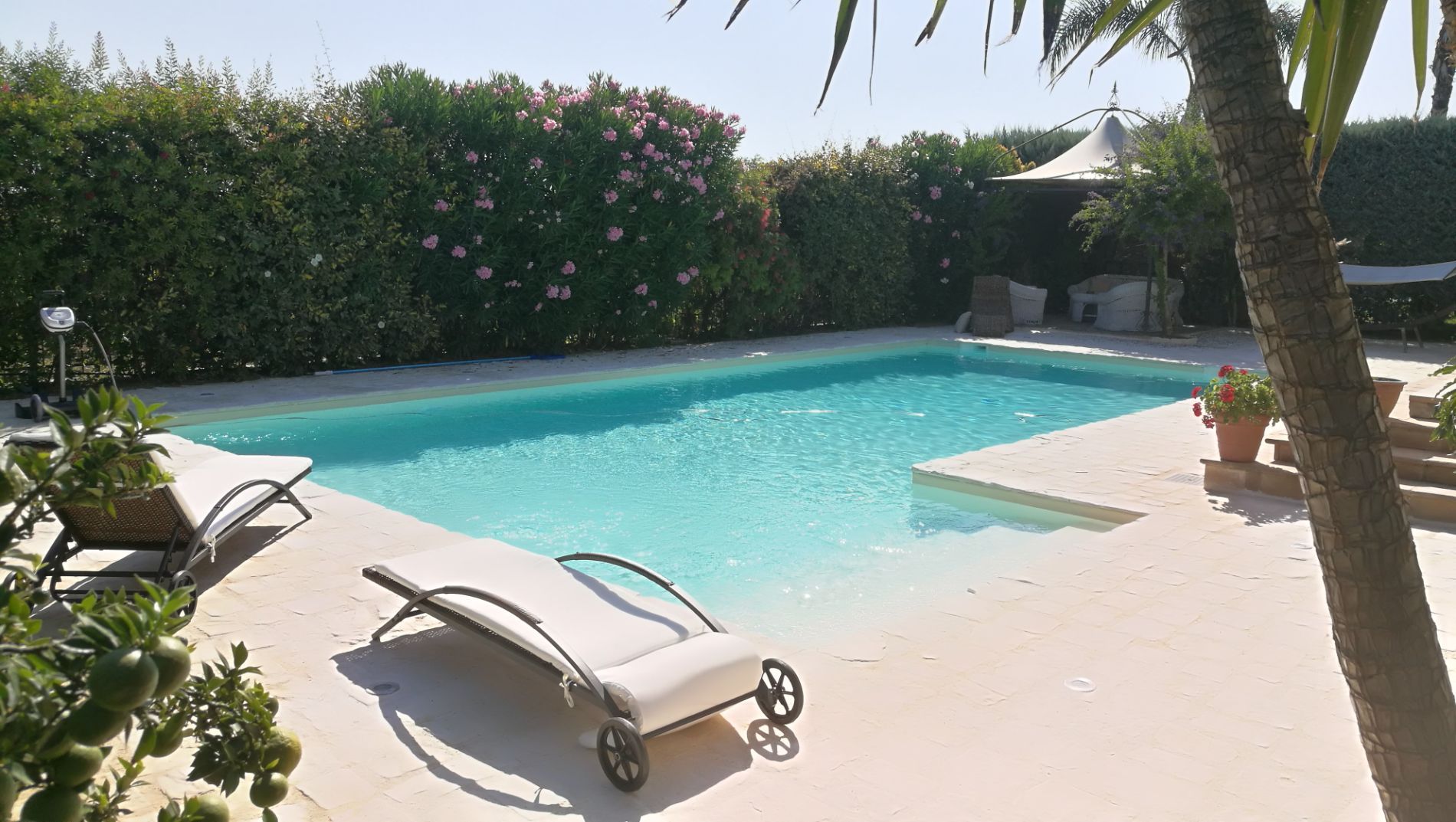 piscina interrata Solaris in villa privata