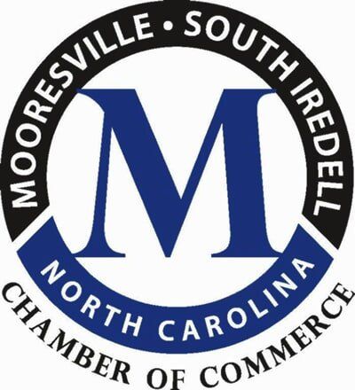 The logo for the mooresville south redell north carolina chamber of commerce