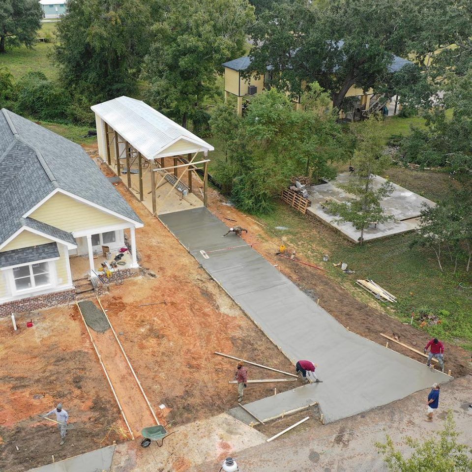 New Sidewalk Concrete — Biloxi, MS — C. Mason Concrete