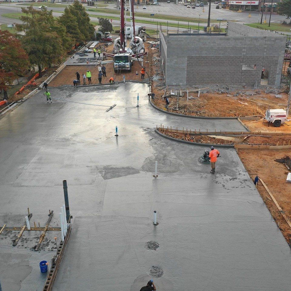Residential — New Wet Concrete and A Bull Float in Biloxi, MS