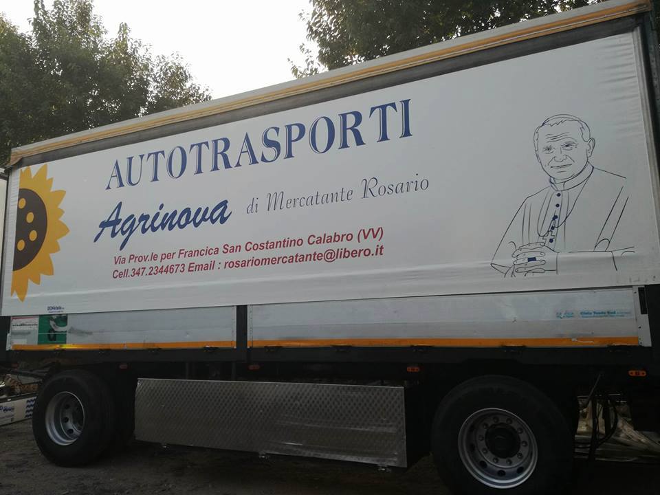 Tendoni per pubblicità su automezzi