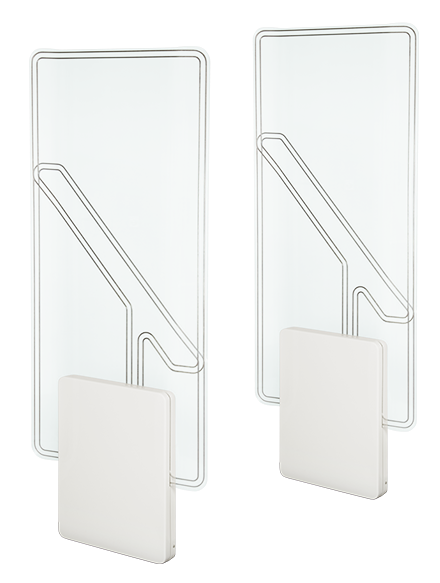 Puerta de cristal Crystal Gate de FEIG distribuida por Sensortec para Bibliotecas en Colombia