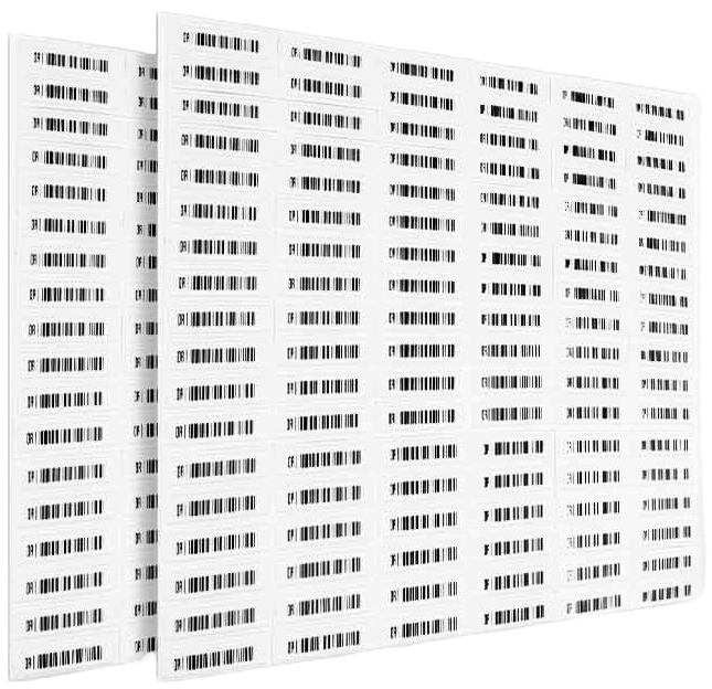 Códigos de barras con RFID para productos de retail 
