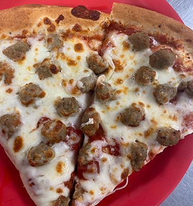 Sausage pizza — Rochester, MN — Zadeos Pizza