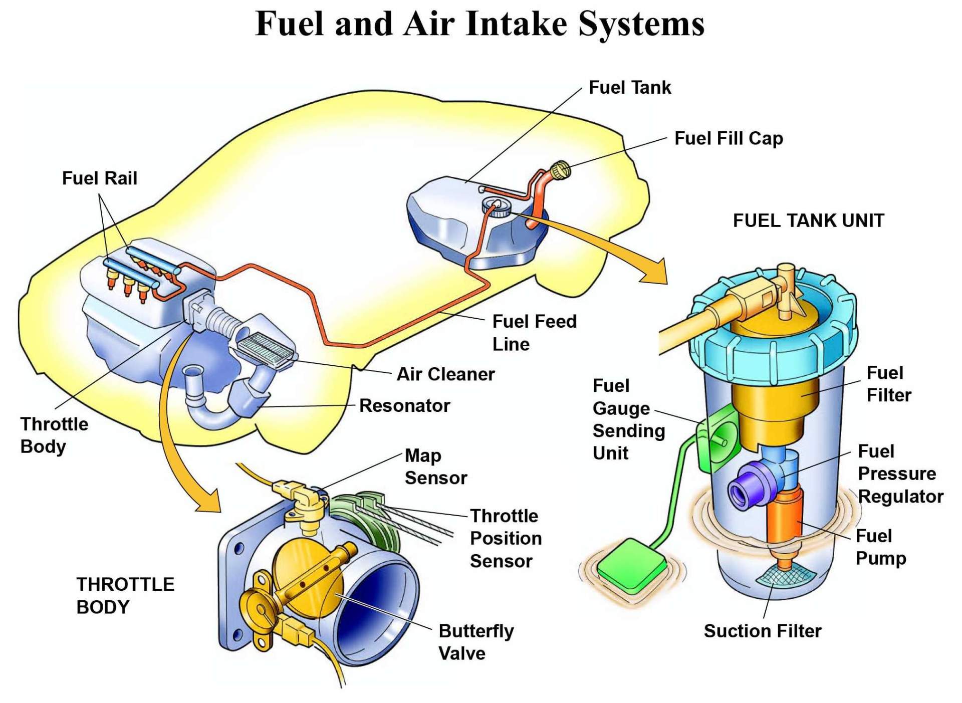 Fuel and Air Intake Systems