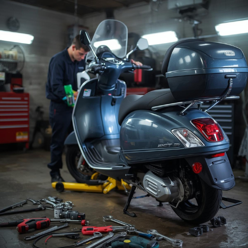 Een close-up van een persoon die op een fiets rijdt met een display op het stuur
