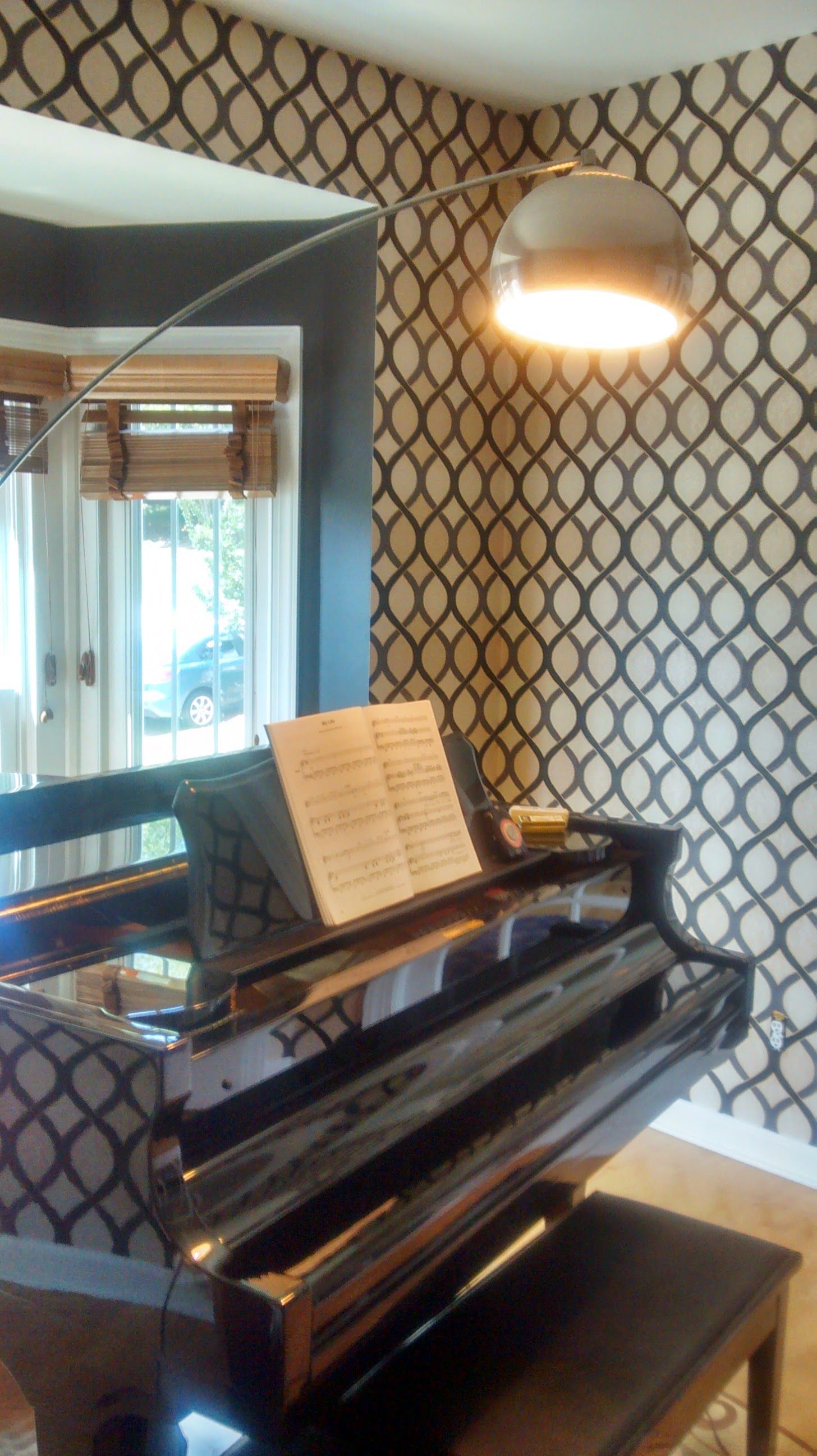 Wall Painted With Piano
