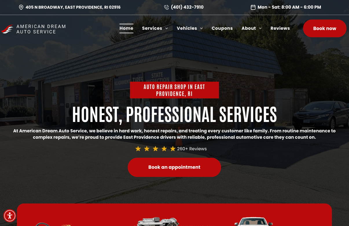 American Dream Auto Service logo