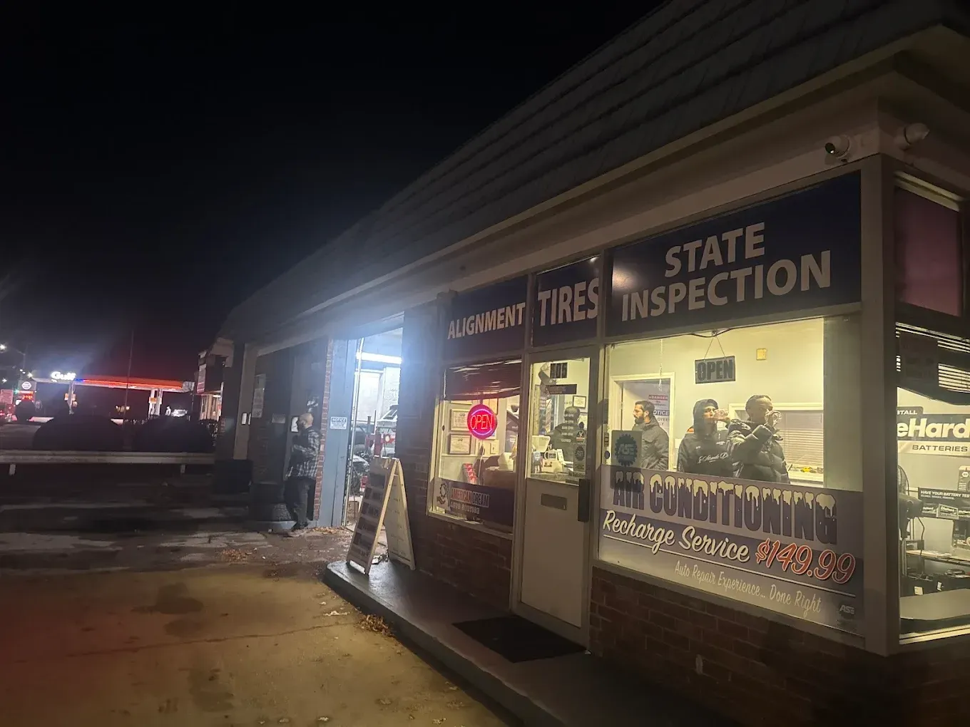 Auto Shop at Night | American Dream Auto Service