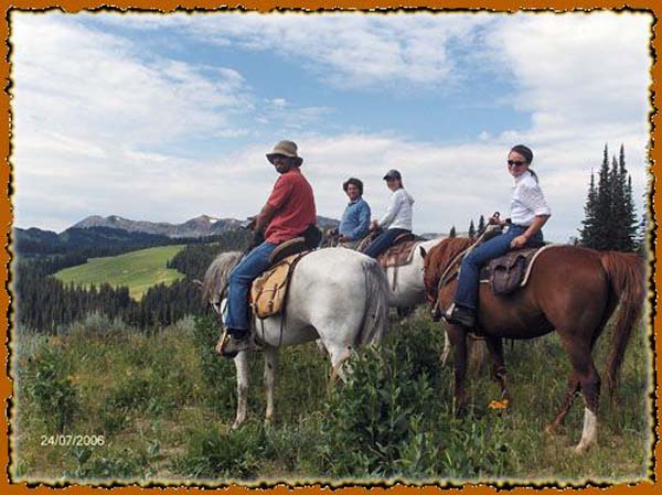 Bridger - Teton National Forest in Western Wyoming horse back trip