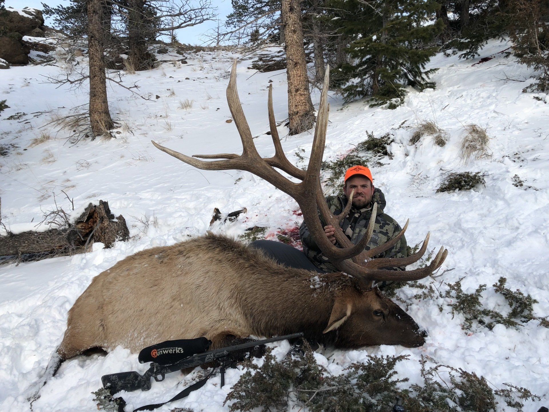 Late season Wyoming elk hunting