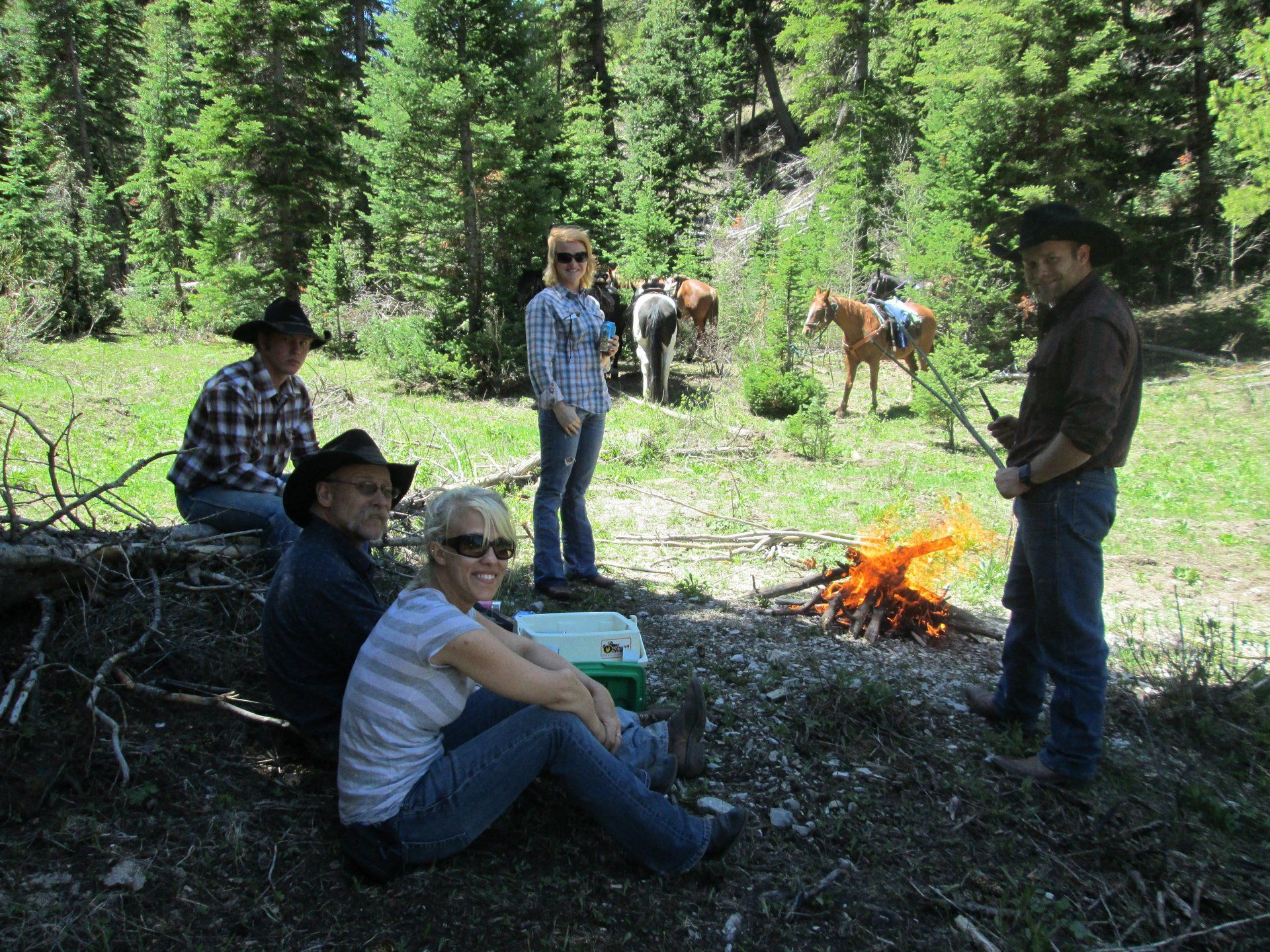 Wyoming horse back trip