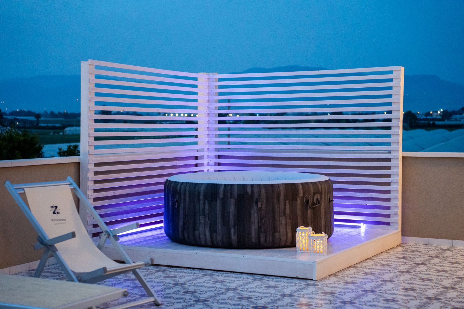 dettaglio di bagno privato in una camera doppia