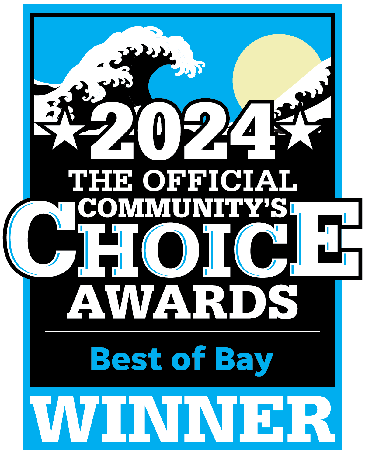 The official community 's choice awards best of bay winner