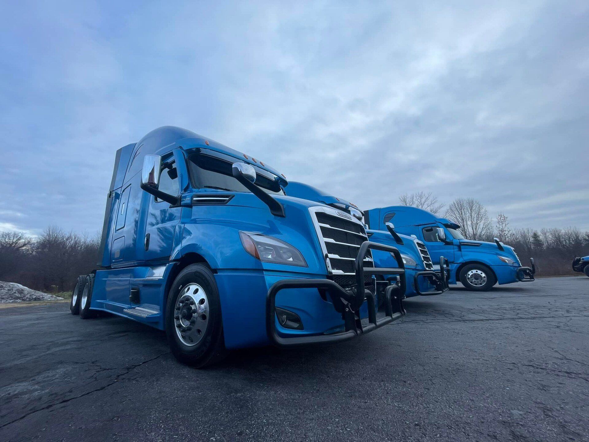 Three Blue Freight Truck — Rome, NY — R.B. Humphreys, Inc.