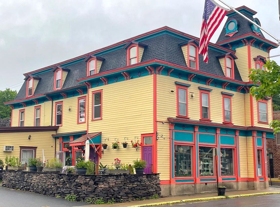 Exterior of a multi-level building.