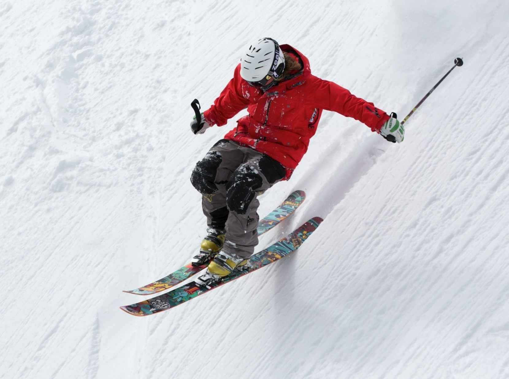 Person skiing on Belleayre Mountain in Upstate New York