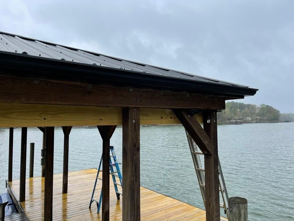 Gutter For Roof Of Deck — Charlotte, NC — Wade H Helms Guttering